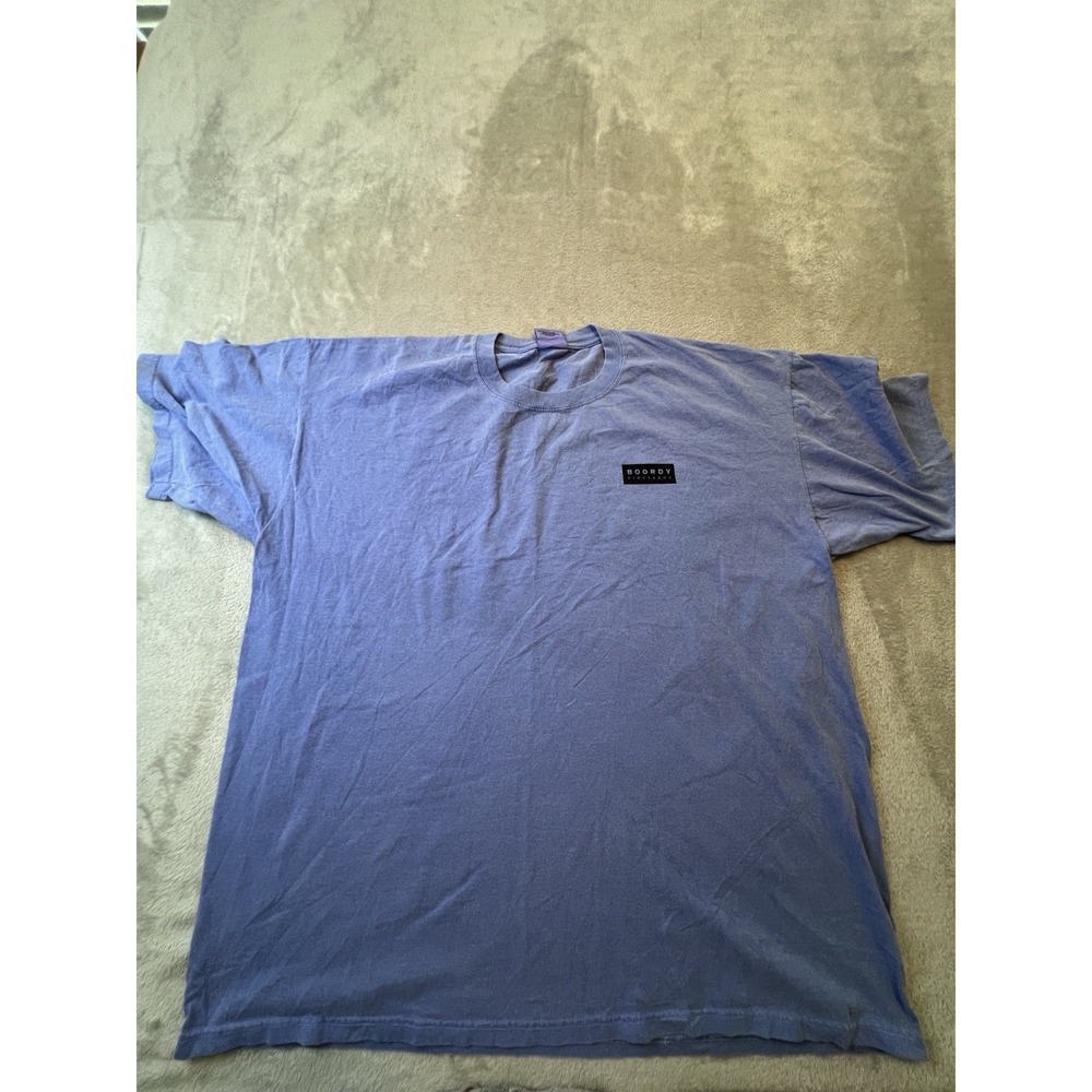 Boordy Vineyards T Shirt Mens XL Blue Maryland Terrapin Graphic AuthenticPigment